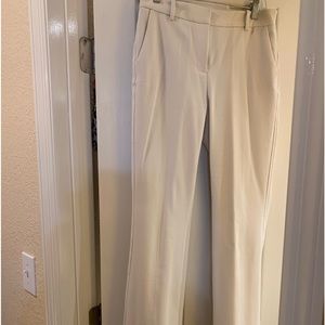WHBM Cream Dress Pants